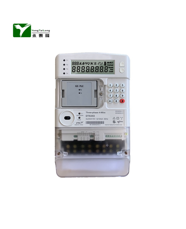 YTL Prepaid Meter MAX 100A Split Type 3 Phase 4 Module Remotely IDIS kWh Meter 