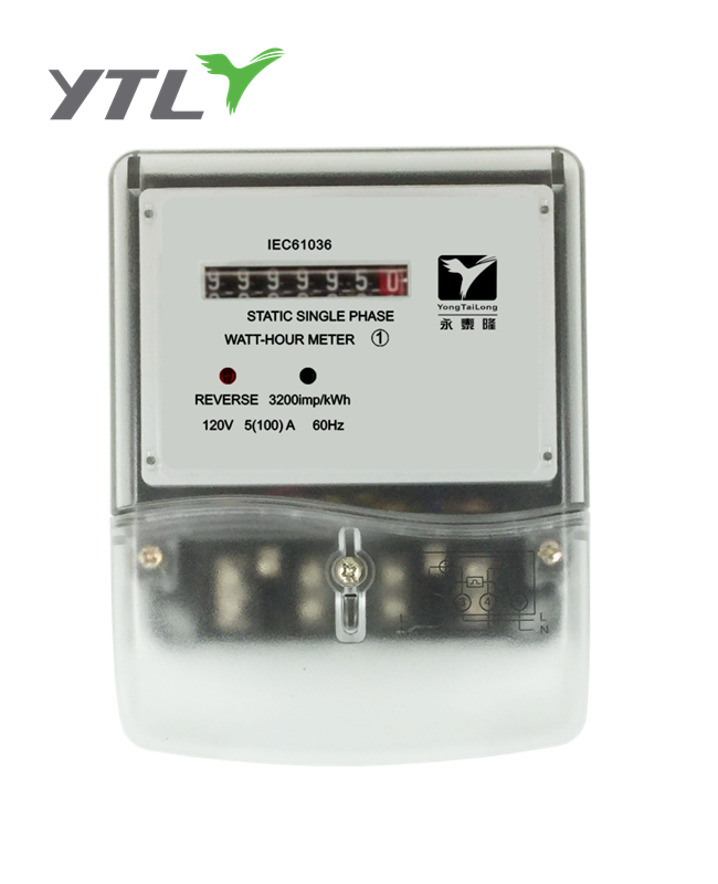 YTL Low Cost Single Phase Two Wire kWh Export Energy Meter 