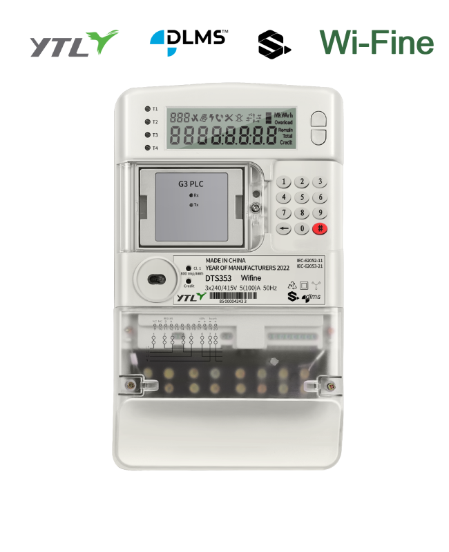 YTL 3p Prepaid Power Meter Electricity Energy DLMS Smart Remote Reading