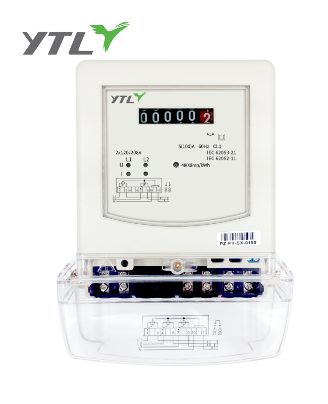 YTL Two Phase Three Wire Big counter Electricity Meter 