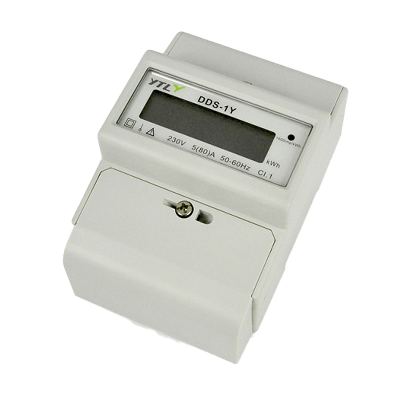 2 Wire 230V 80A 60Hz Single Phase kWh Meter 