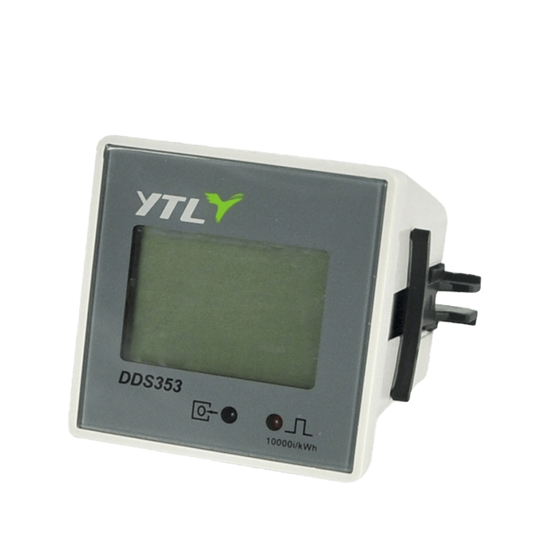 Mounted On The Electronic Device Monitor Consumed Kwh Three Phase Lcd Meter