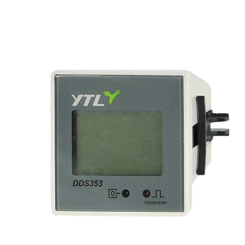 Mounted On The Electronic Device Monitor Consumed Kwh Three Phase Lcd Meter