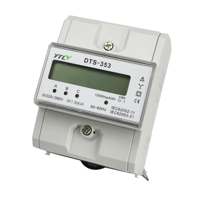 LCD Backlight Mutual Inductance Three-Phase Four-Section Electronic Electronic Electricity Meter 