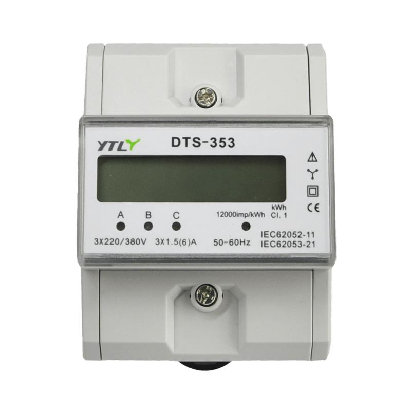 LCD Backlight Mutual Inductance Three-Phase Four-Section Electronic Electronic Electricity Meter 