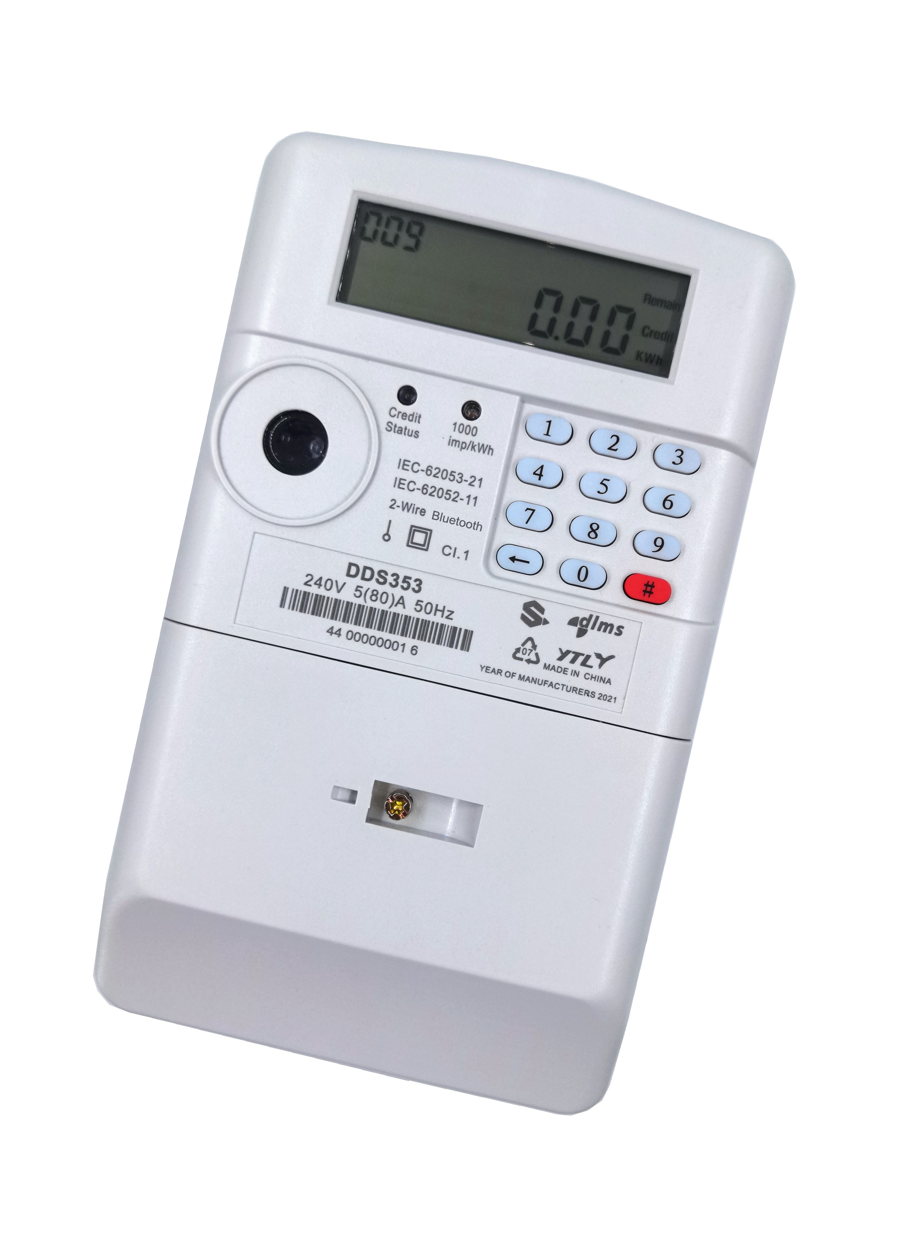 STS Prepaid Single Phase Suspension Wi-Fine Energy Meter 