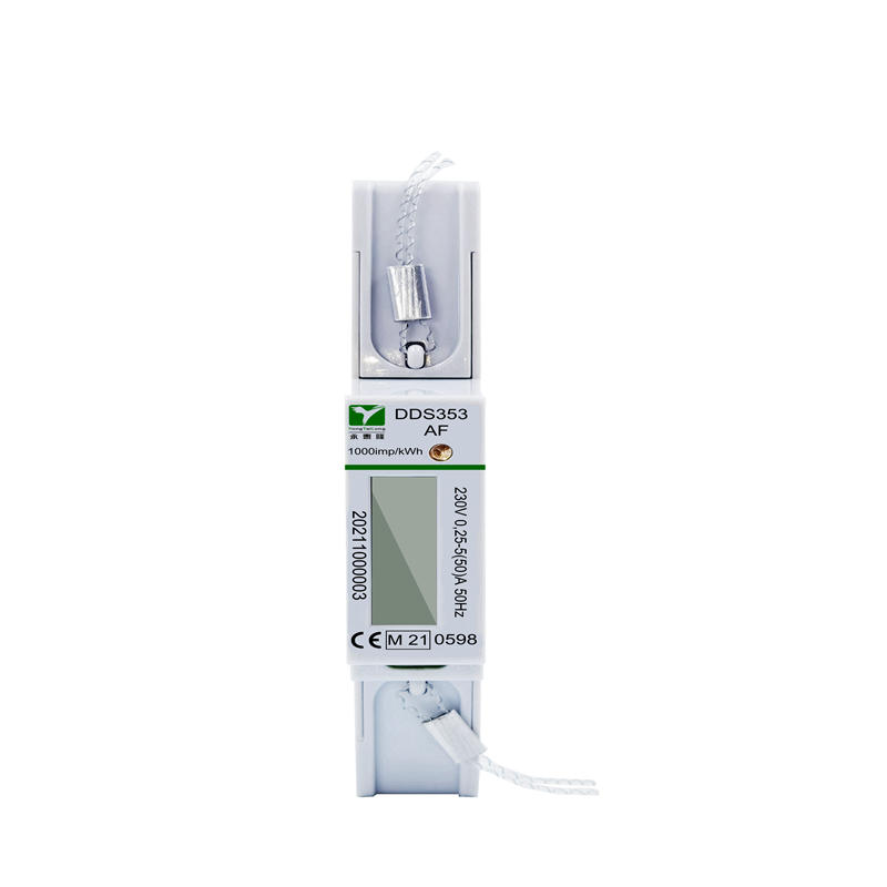DDS353AF Din rail Electric Meter Single Phase company Watt hour meter with LCD Display