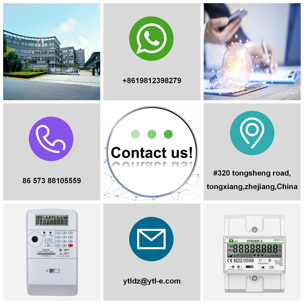 YTL DTS353F China electric Energy Meter Supplier Active Static Electronic CE Certificate