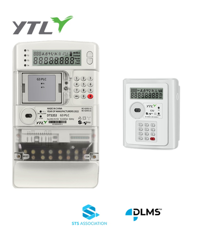YTL prepaid meter 50HZ Split Type 3P 4 Model Multichannel IDIS Certificated Energy Power Meter