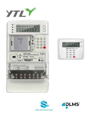 YTL prepaid meter MAX 100A Split Type Three Phase 4 Model Multi-tariffs STS Certificate Power Meter