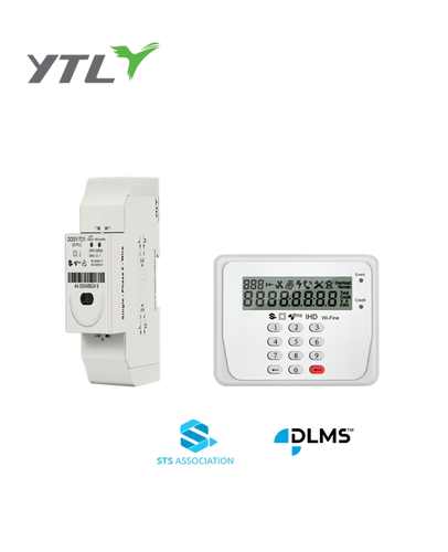 YTL prepaid meter 5(80)A Smart DIN rail China electric Power meter supplier