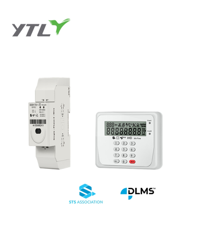 YTL prepaid meter Smart DIN rail Plc Commercial Manufacturer Watt hour meter