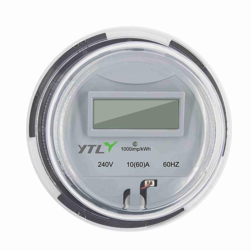 YTL ANSI round meter China single phase energy Pulse Meter