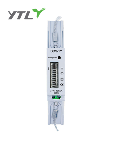 YTL 1 Phase 1 module smallest Din-Rail mounted Power meter