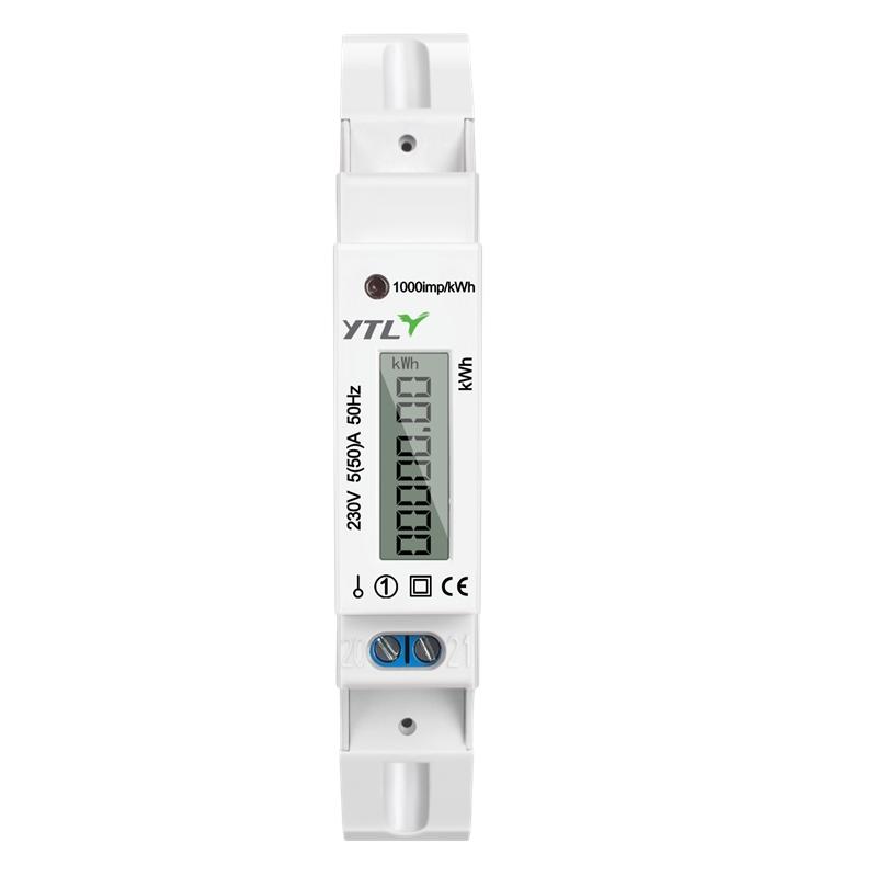 YTL Din-Rail 1P 1 Wire active measurment MID Certified pulse energy meter