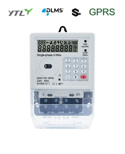 YTL  ODM factory electricity meter GPRS with 4G or 3G  communication