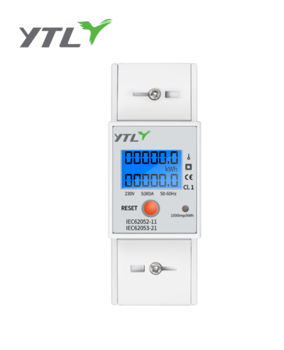 YTL DIN rail Single phase MODBUS  protocol smart energy meter manufacturer