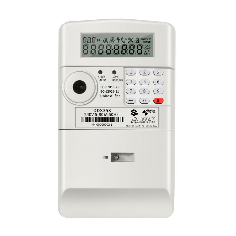 YTL STS Prepaid ODM factory Single Phase wall mounted energy meter