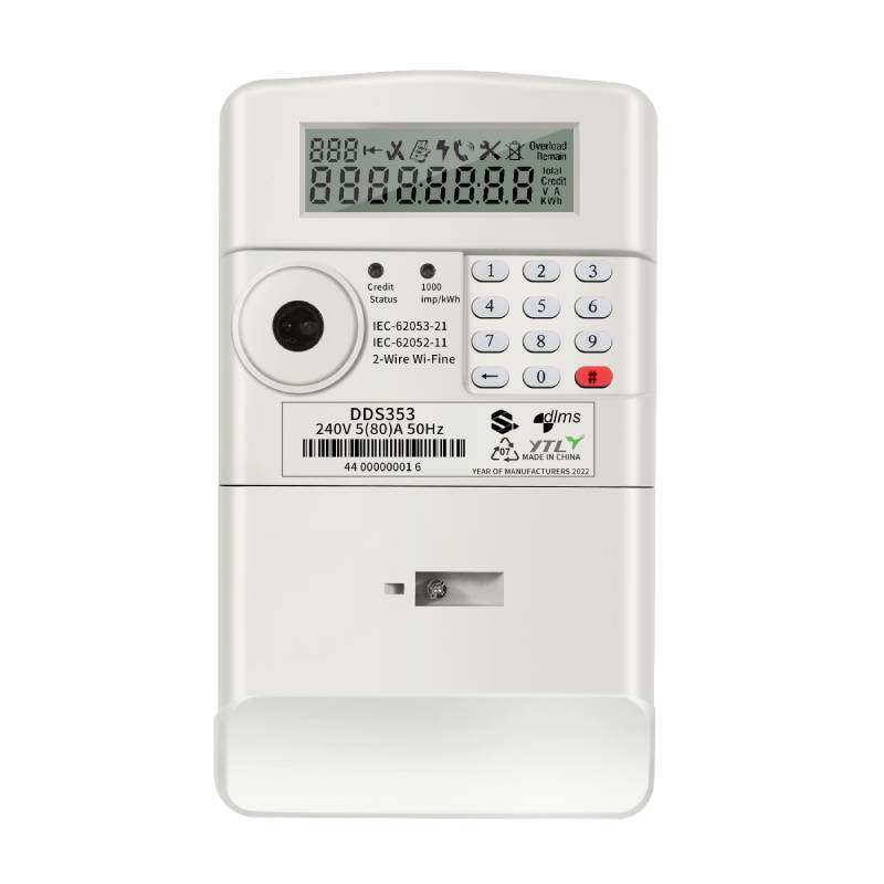 Keypad STS Popular In Africa Single Phase Prepaid IEC electricity meter