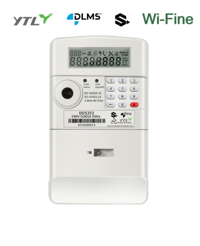 Keypad STS Popular In Africa Single Phase Prepaid IEC Electricity Meter 