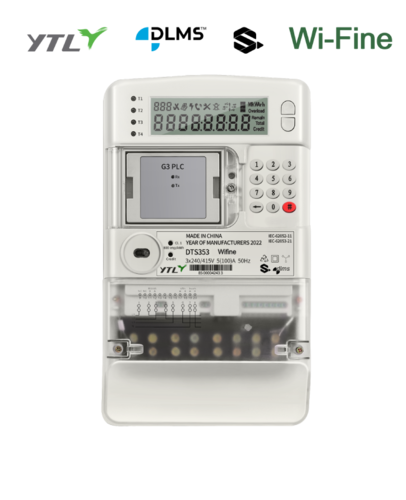 YTL 3p prepaid Power meter Electricity Energy  Dlms Smart Remote Reading