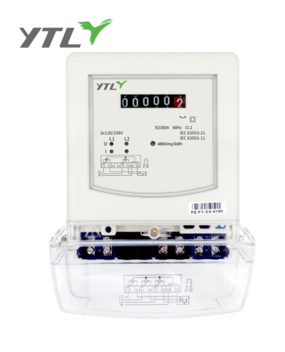 YTL two phase three wire Big counter electricity meter