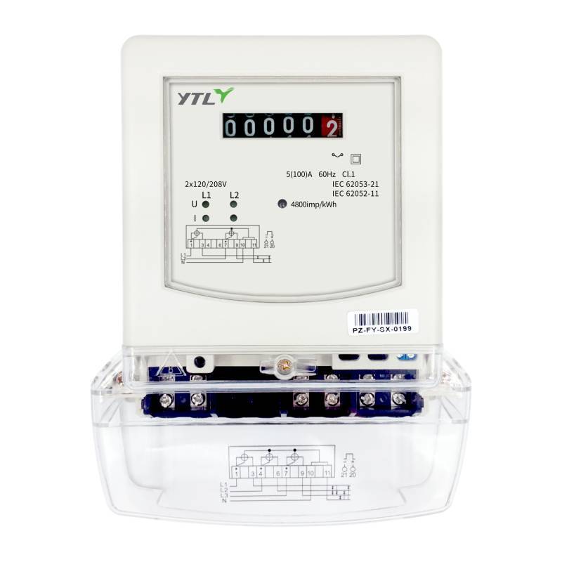 YTL Two Phase Three Wire Big counter Electricity Meter 