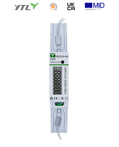 YTL China DDS353  DIN rail Single Phase one wire Energy Power Meter UKCA Certificate