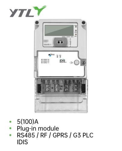 Anti Tamper Multi Function Power Meter with IR/RS485 Communication
