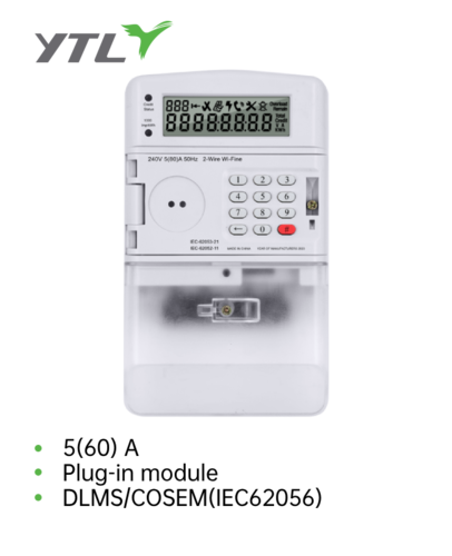 Smart STS Prepaid and Postpaid Single Phase Energy Meter