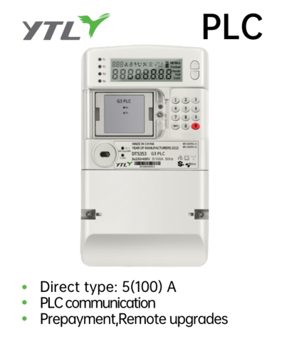 YTL Split Type Three Phase 4 Wire Two Prepayment Meter Rates with  Remote upgrades