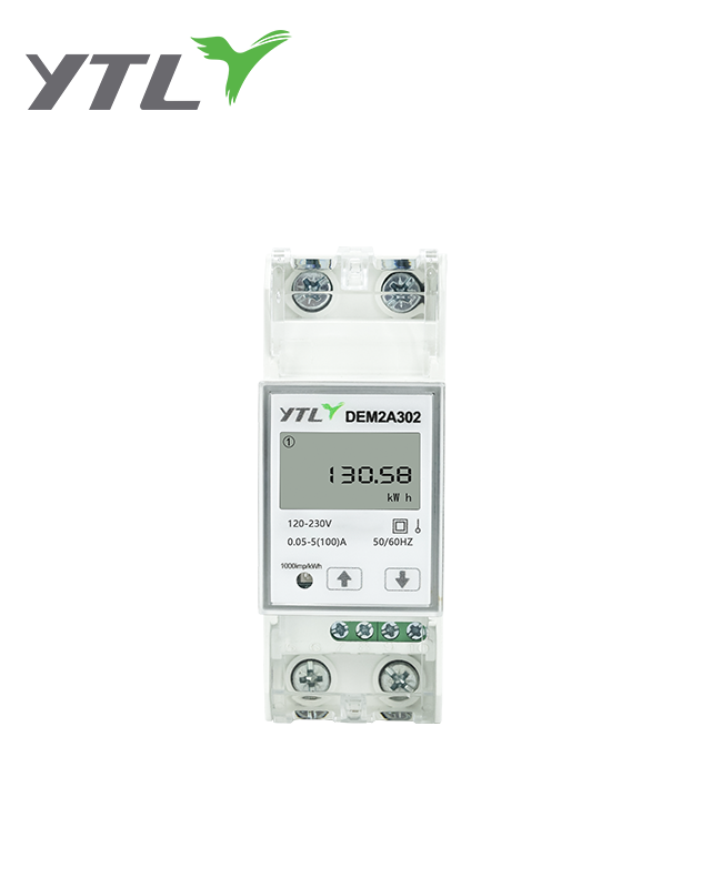 DEM2A302 Single Phase Direct Type High   MID Din Rail Meter