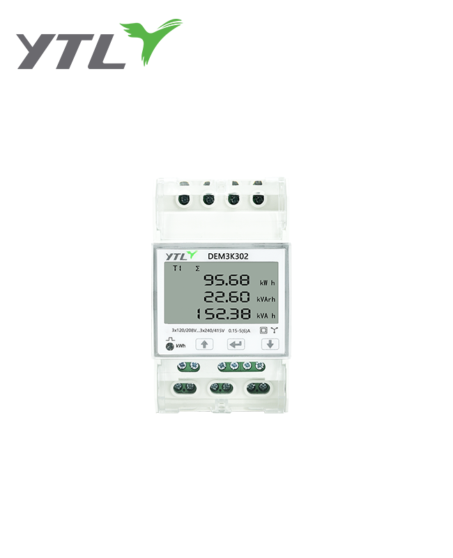 DEM3K302  Three Phase CT High Refresh MID Din Rail meter