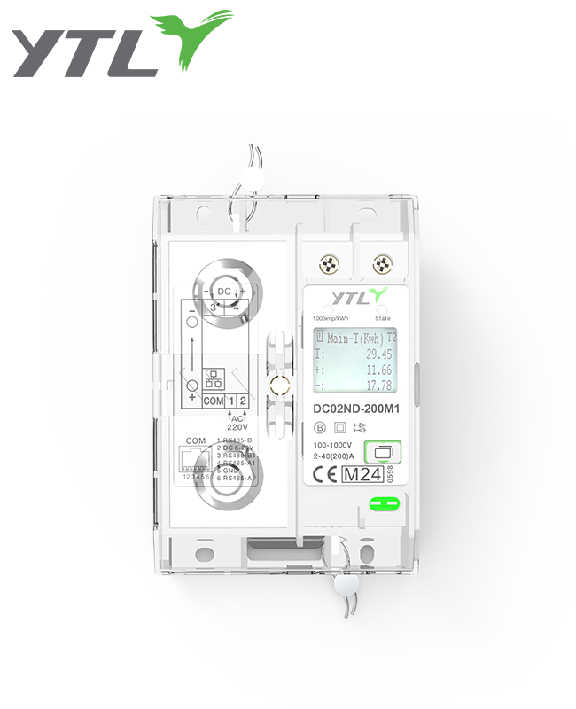 YTL DC02ND series direct DC energy meters 200A