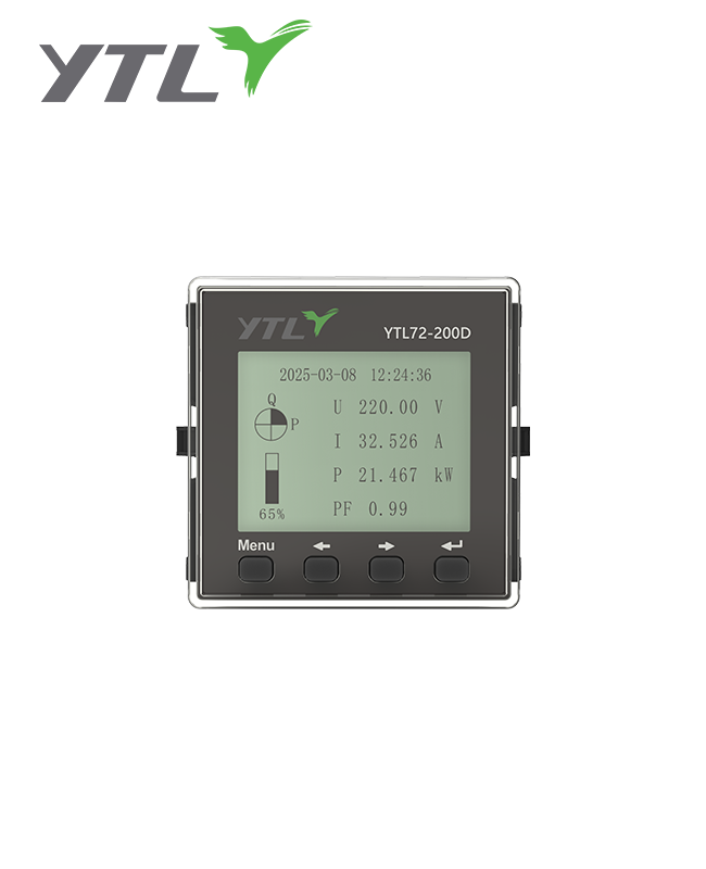 Three-phase electronic digital display Panel meter YTL72 Series 