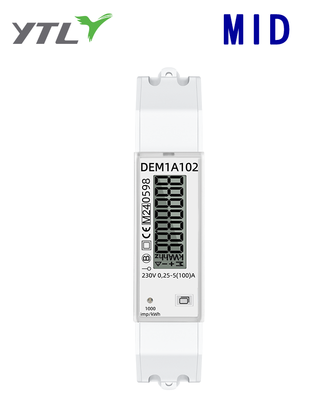 YTL DEM1A DIN Rail Single Phase Power Meter Products