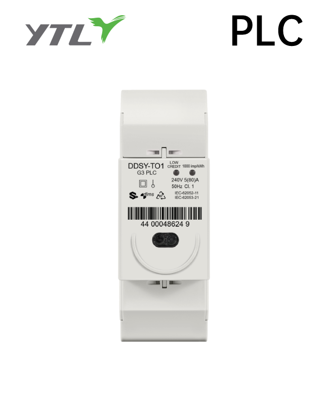 YTL 1P Prepaid Watt Hour Meter Build in Relay with PLC 