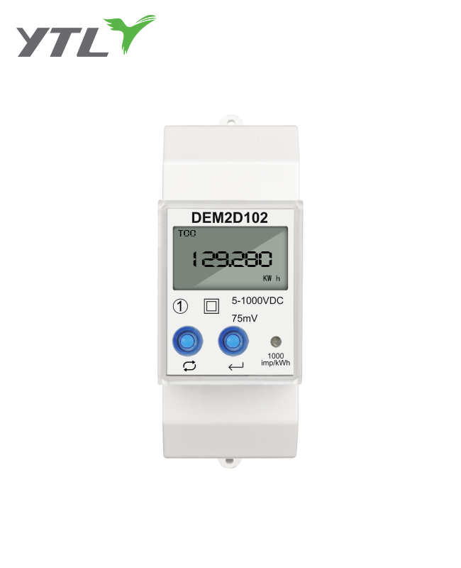 YTL DEM2D Series DC Energy Meter 75mV 2 model for DC EV 