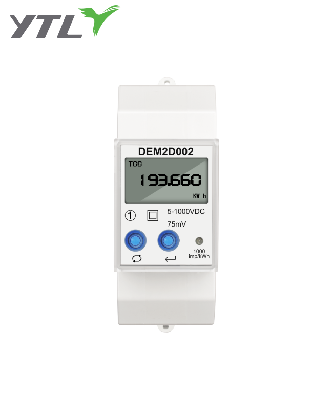 YTL Din-Rail DC Watt Hour Meter accordance with IEC 
