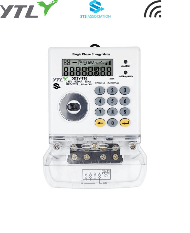YTL 60A 1 Phase Prepayment Meter with Wifi communciation