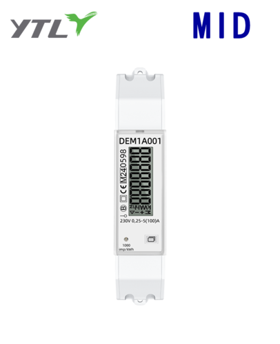 YTL DEM1A 100A Din-Rail MID Approved Export Energy Meter YTL DEM1A 100A Din-Rail MID Approved Export Energy Meter