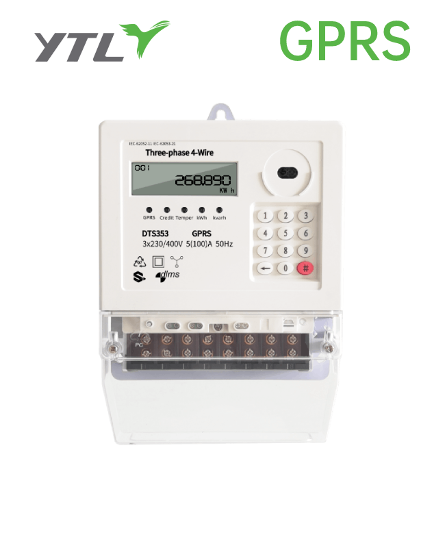 YTL STS Prepaid Meter 3P 4W GPRS 4G Electricity Meter 