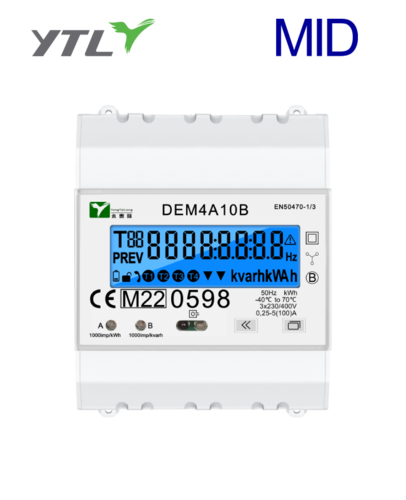 YTL Wholesale 100A DIN Rail Three Phase Meter YTL Wholesale 100A DIN Rail Three Phase Meter