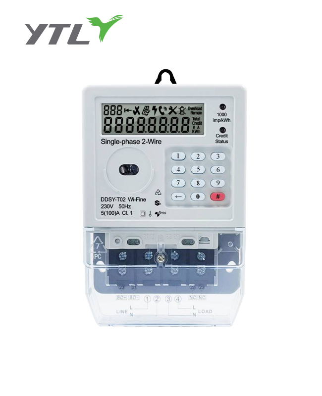 YTL ODM factory GPRS Watt hour meter with 4G or 3G  